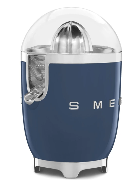 Presse-agrumes Smeg CJF11NBEU - Cône et filtre Inox, 70W, Range-Cordon intégré, 28,1 x 16,6 x 16,6 cm