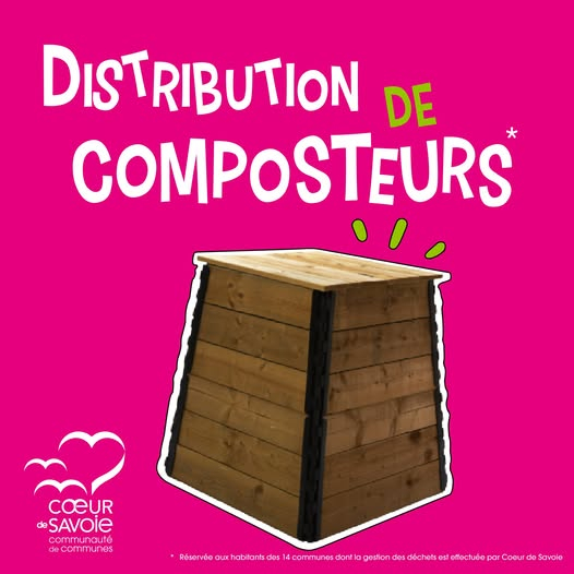 [Habitants] Distribution gratuite de composteurs aux habitants de Montmélian (73)