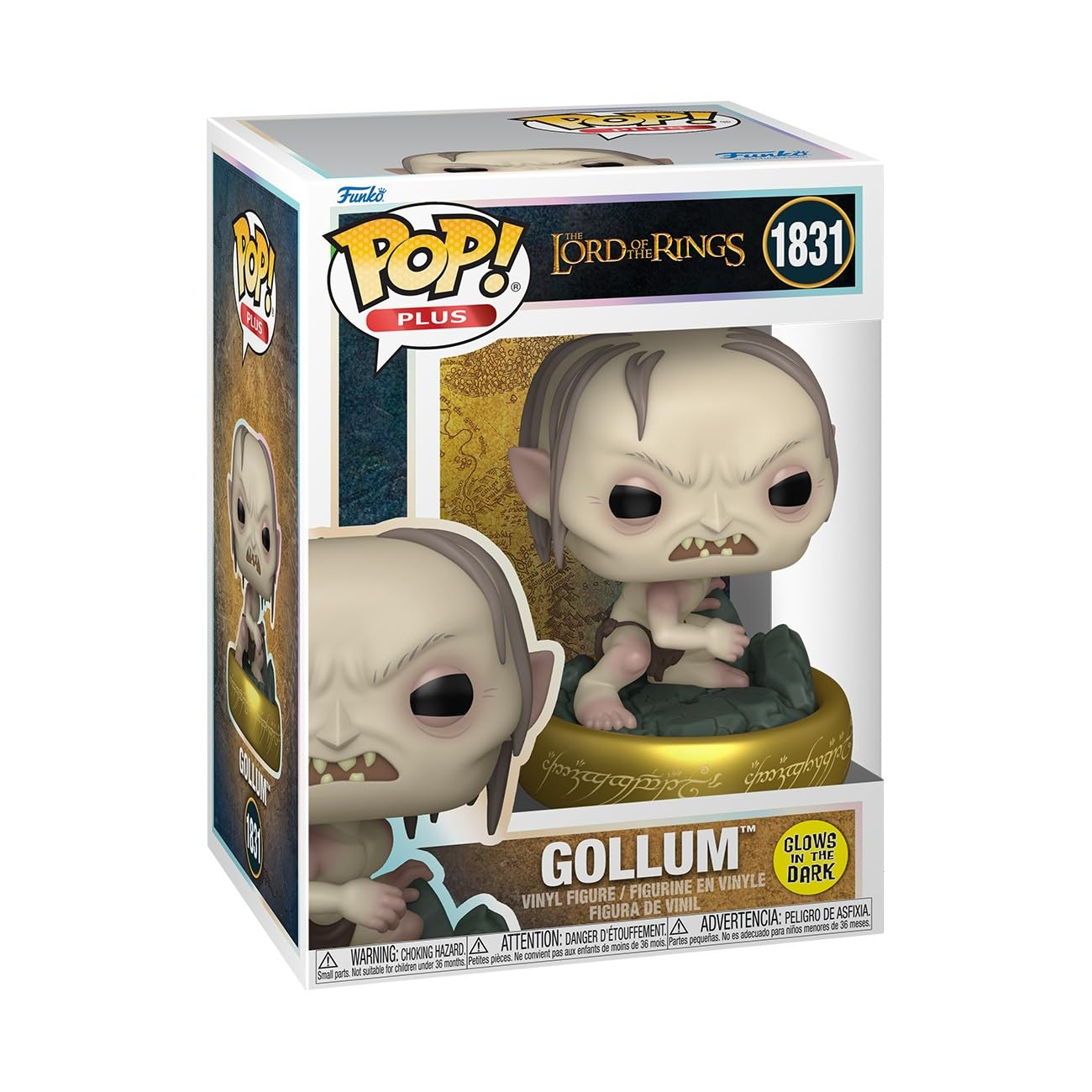Funko Pop! Plus: Lord of The Rings - Gollum, Glow in The Dark