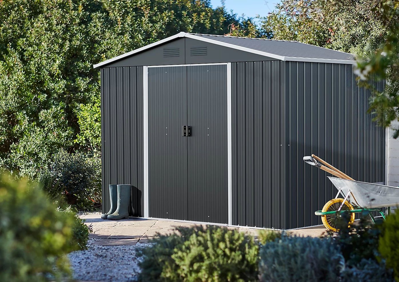 Abri de jardin acier galvanisé - 5.06m²