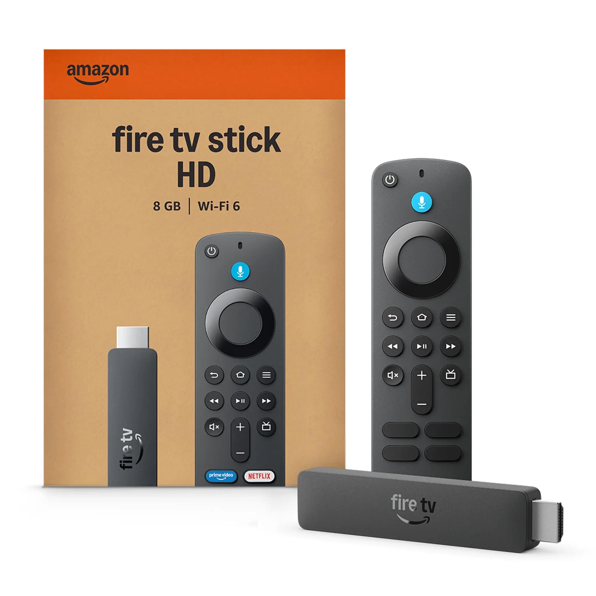 Passerelle multimédia Amazon Fire TV Stick HD - USBC, 8Go, wifi 6, version 2026