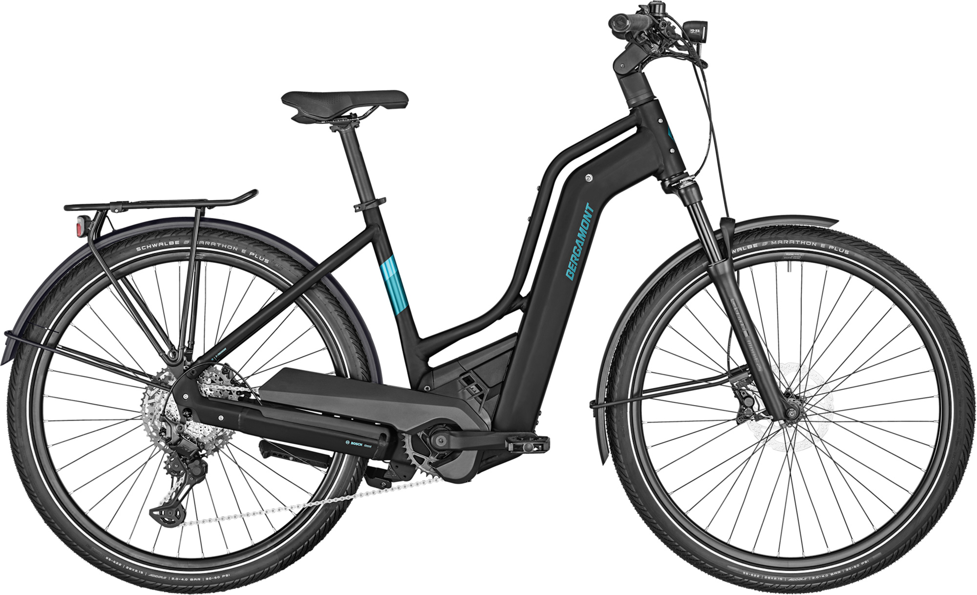 Vélo Électrique Bergamont E-Horizon Premium Expert Amsterdam - Noir Mat