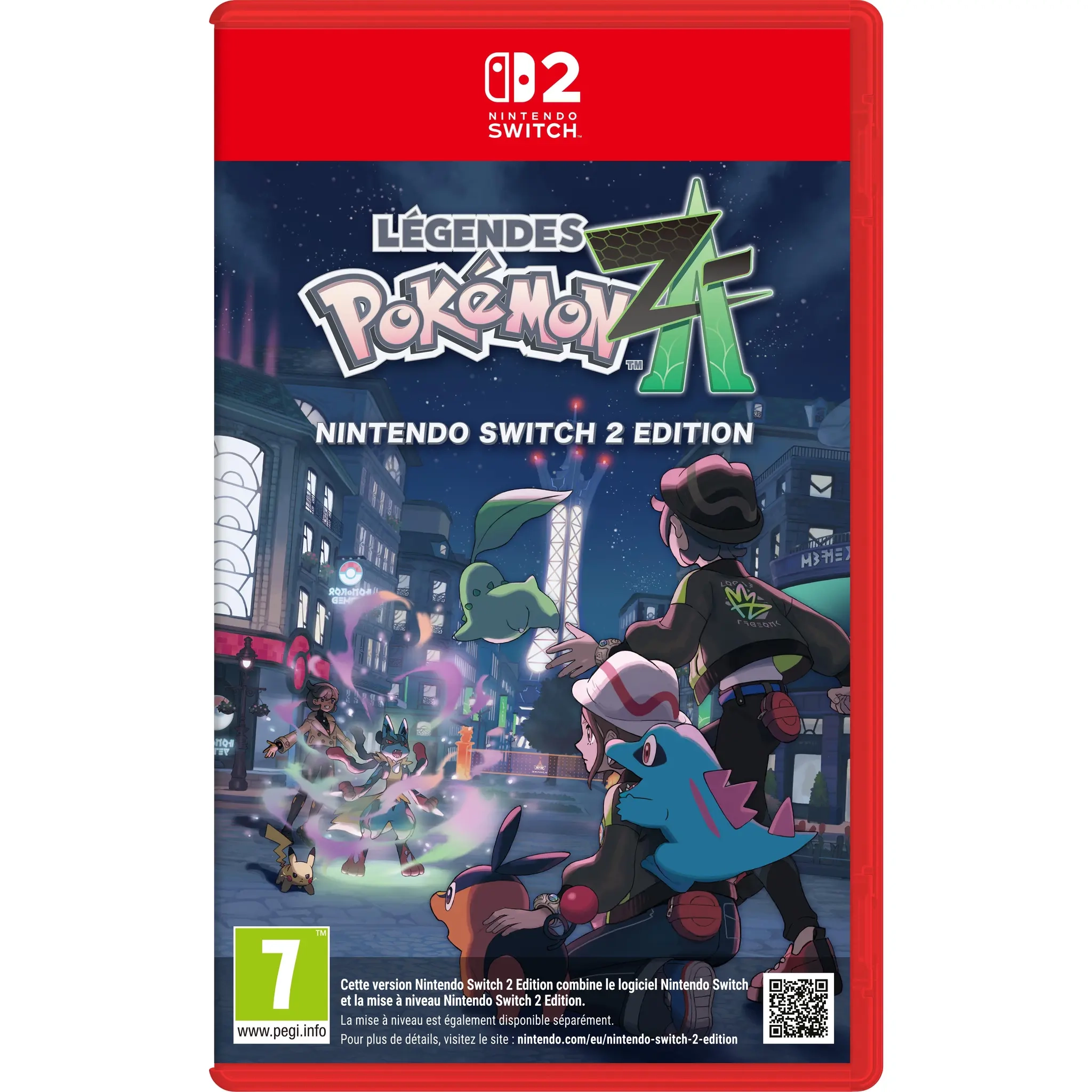 Légendes Pokémon : Z-A sur Nintendo Switch 2 (Via 26€ sur la carte de fidélité & Via Retrait dans une Sélection de Magasins)
