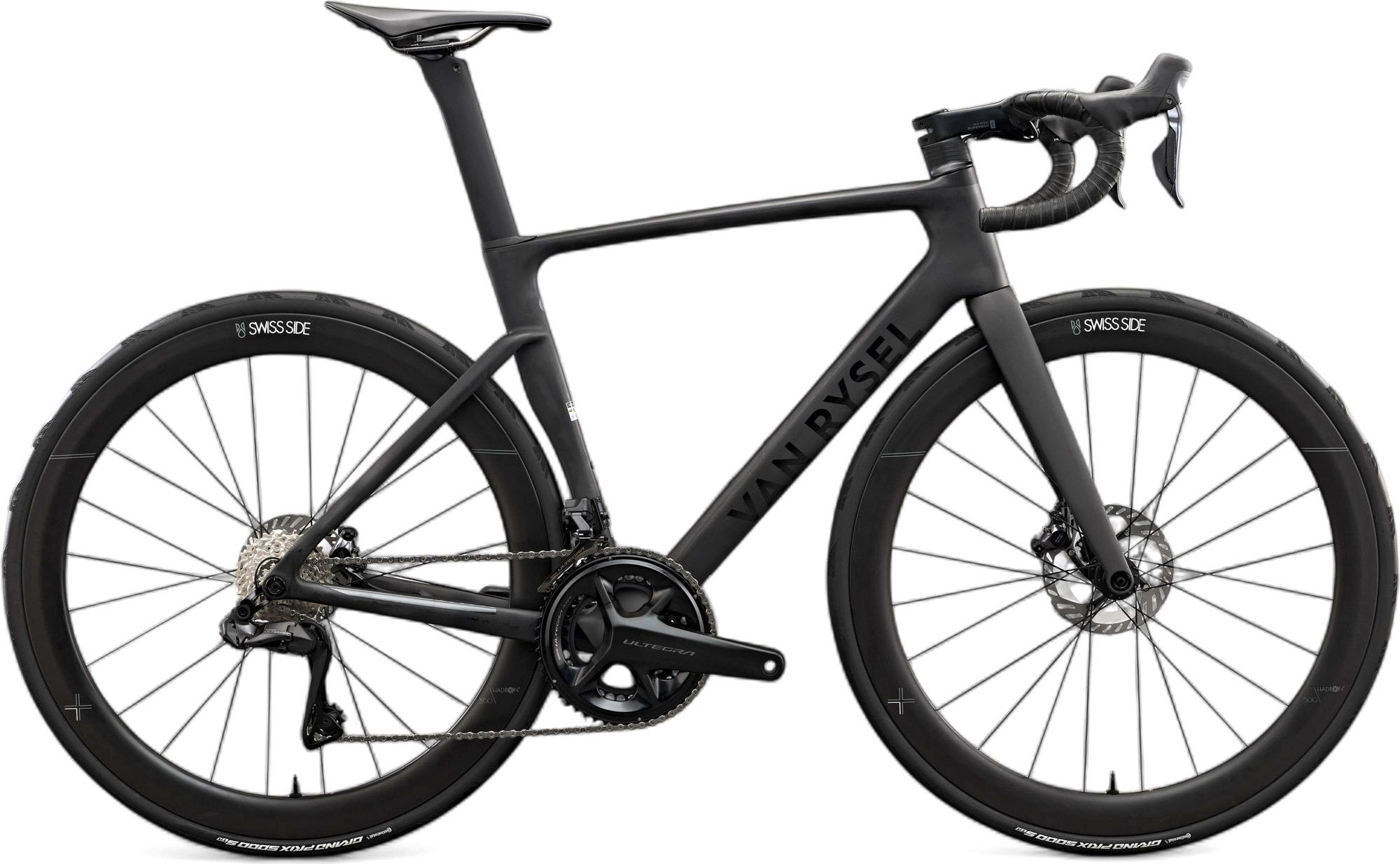 Vélo de Route Van Rysel RCR Pro Shimano Ultegra Di2 12V 700 mm Noir Carbon Raw