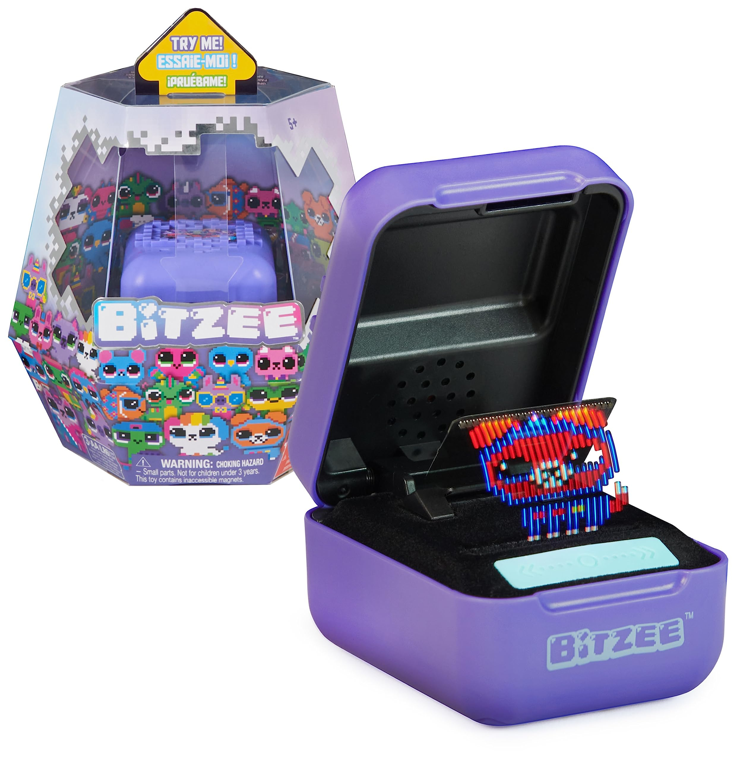 Jouet Bitzee Violet - 15 animaux interactifs