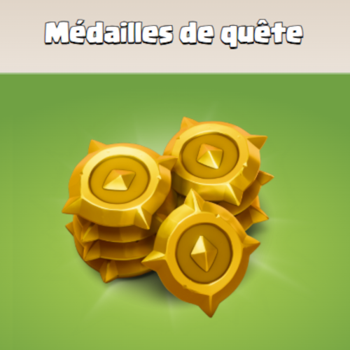 100 Medailles de Quête offertes sur Clash Of Clans (Dématérialisé)