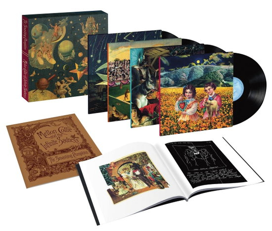 Coffret 4 vinyles et livres The Smashing Pumpkins Mellon collie