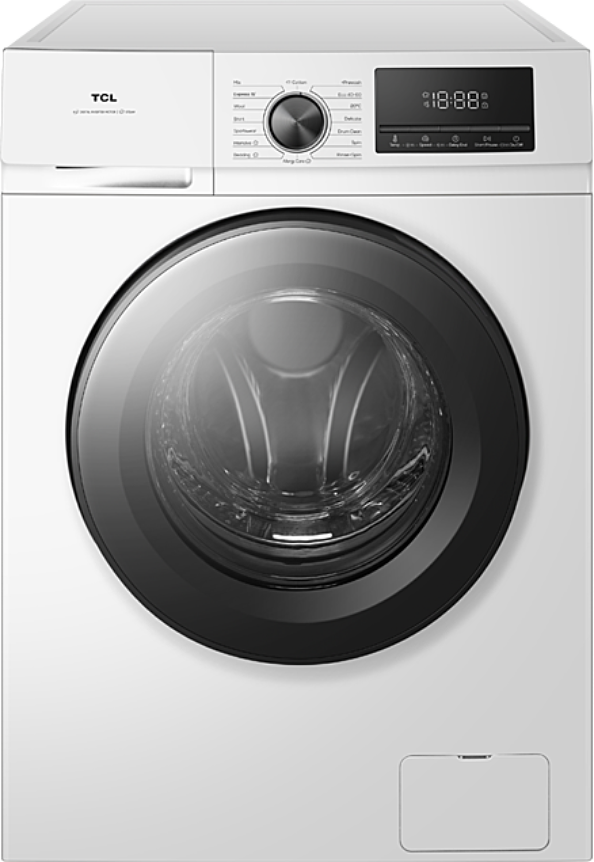 Lave-Linge TCL FF1214WA0FR - 12 kg, 1400 trs/min, Classe A, Programmes Vapeur