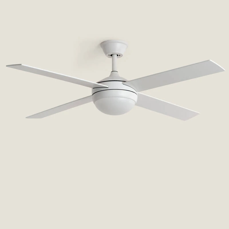 Ventilateur de Plafond Navy Evo - avec Éclairage, Moteur DC 30W, 132cm, 6 Vitesses, Télécommande, Plusieurs Coloris (ledkia.com)