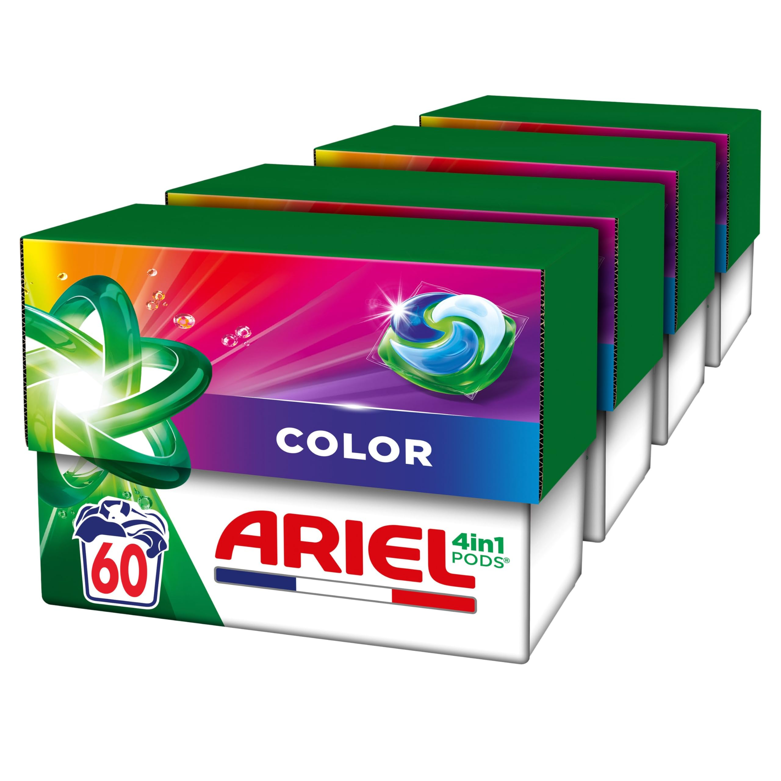 Pack de 60 capsules de Lessive Ariel Pods