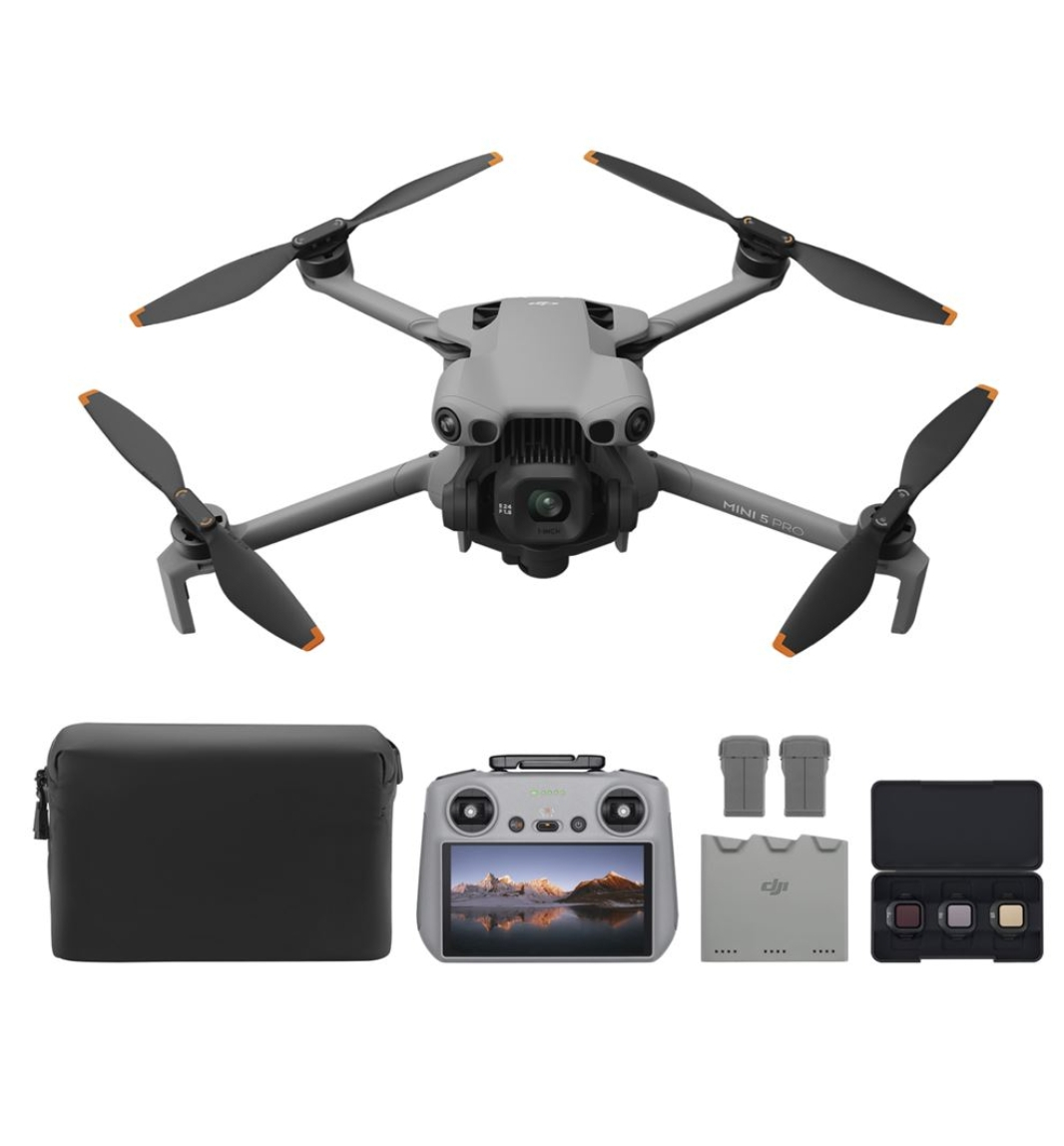 Drone Dji Mini 5 Pro Fly More Combo (via remise au panier - +150€ fidélité pour les adhérents)
