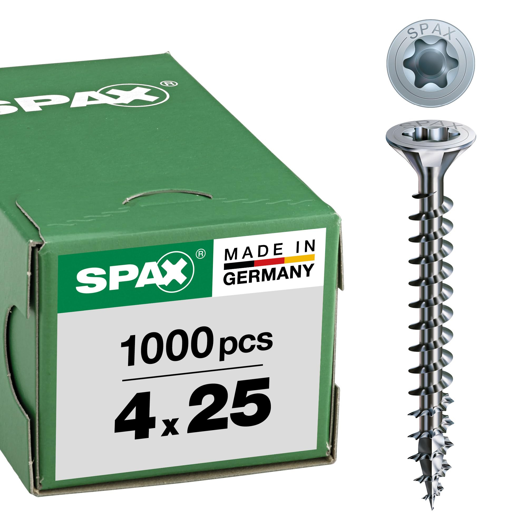 1000 Vis universelle Spax - 4x25 mm, T20