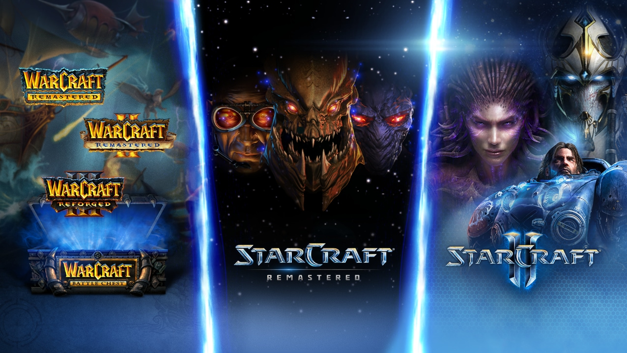 Battle Chest Blizzard: Warcraft I et II Remastered + Warcraft III Reforged + Starcraft Remastered + Starcraft II... sur PC (Dématérialisé)