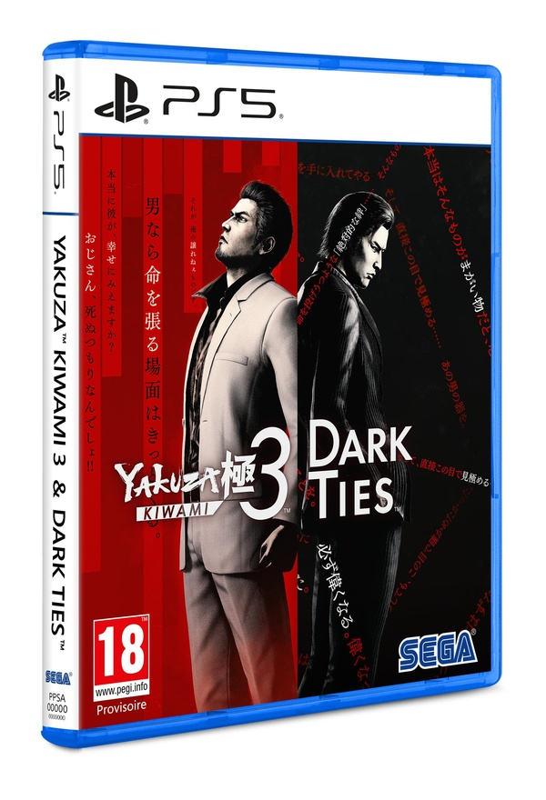 Yakuza Kiwami 3 et Dark Ties sur PS5 (via Réduction immédiate avec la carte)