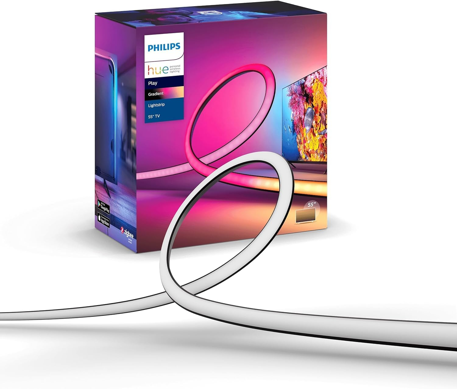 Lightstrip Philips Hue Play Gradient Play pour TV 55"