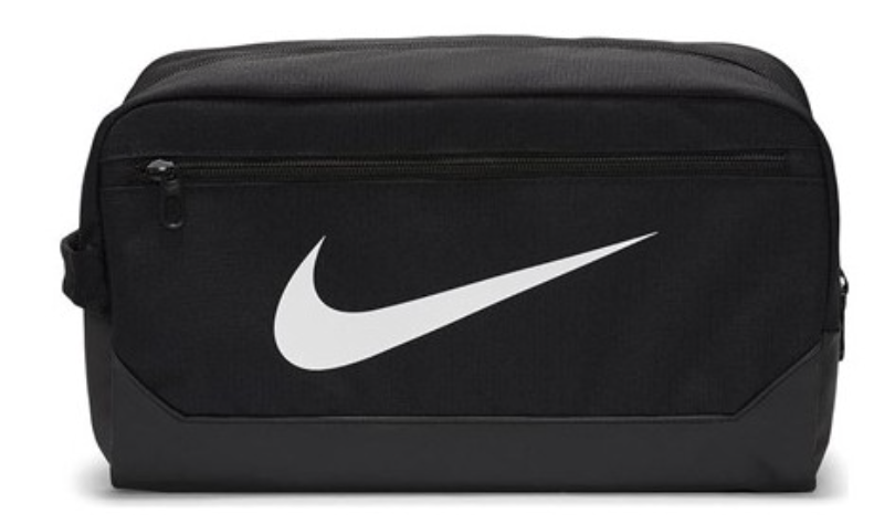 Sac Nike Brasilia - 11L, compartiment zippé, poignée de transport, noir