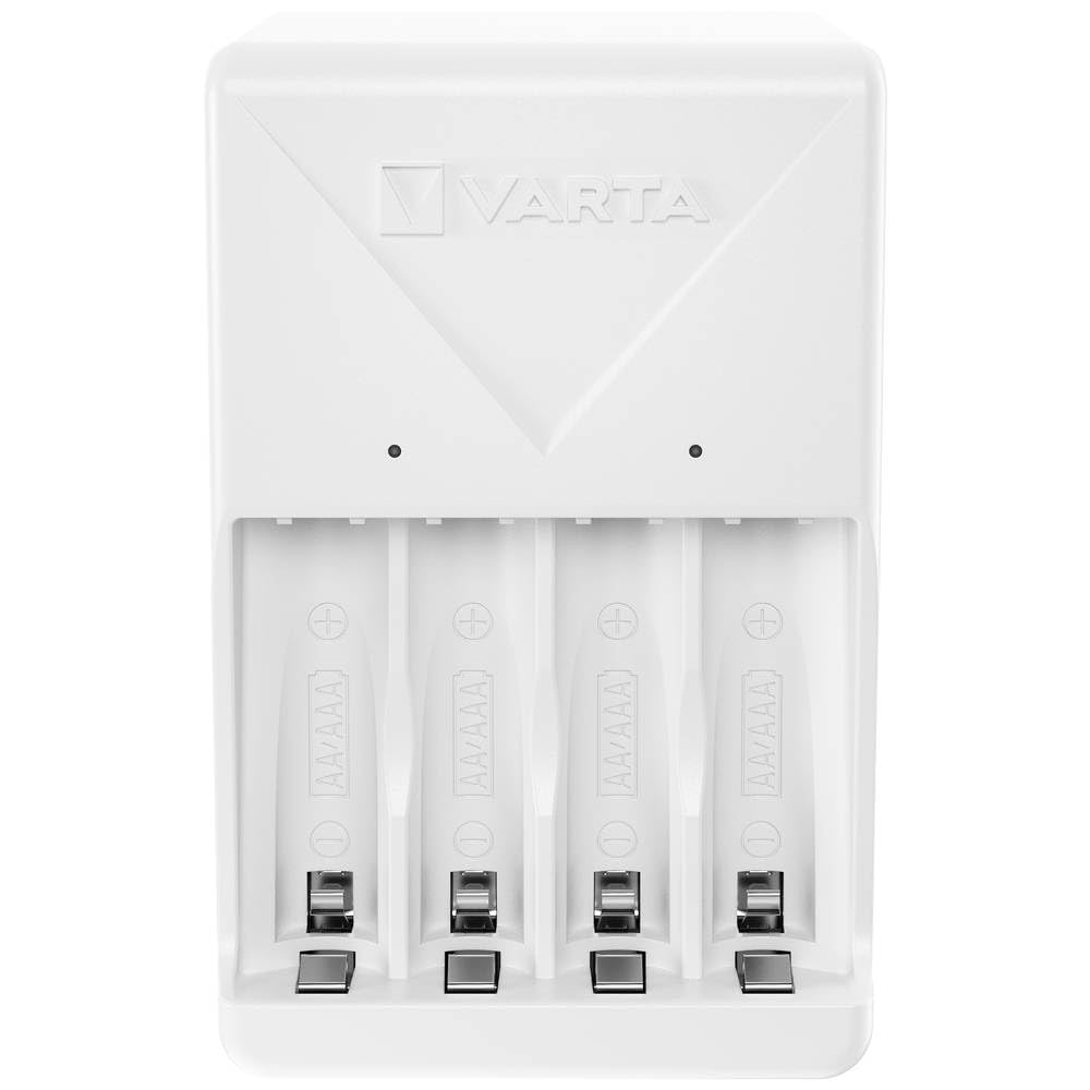 Chargeur de Piles Varta - Inclus 4 Piles rechargeables AA 2100 mAh