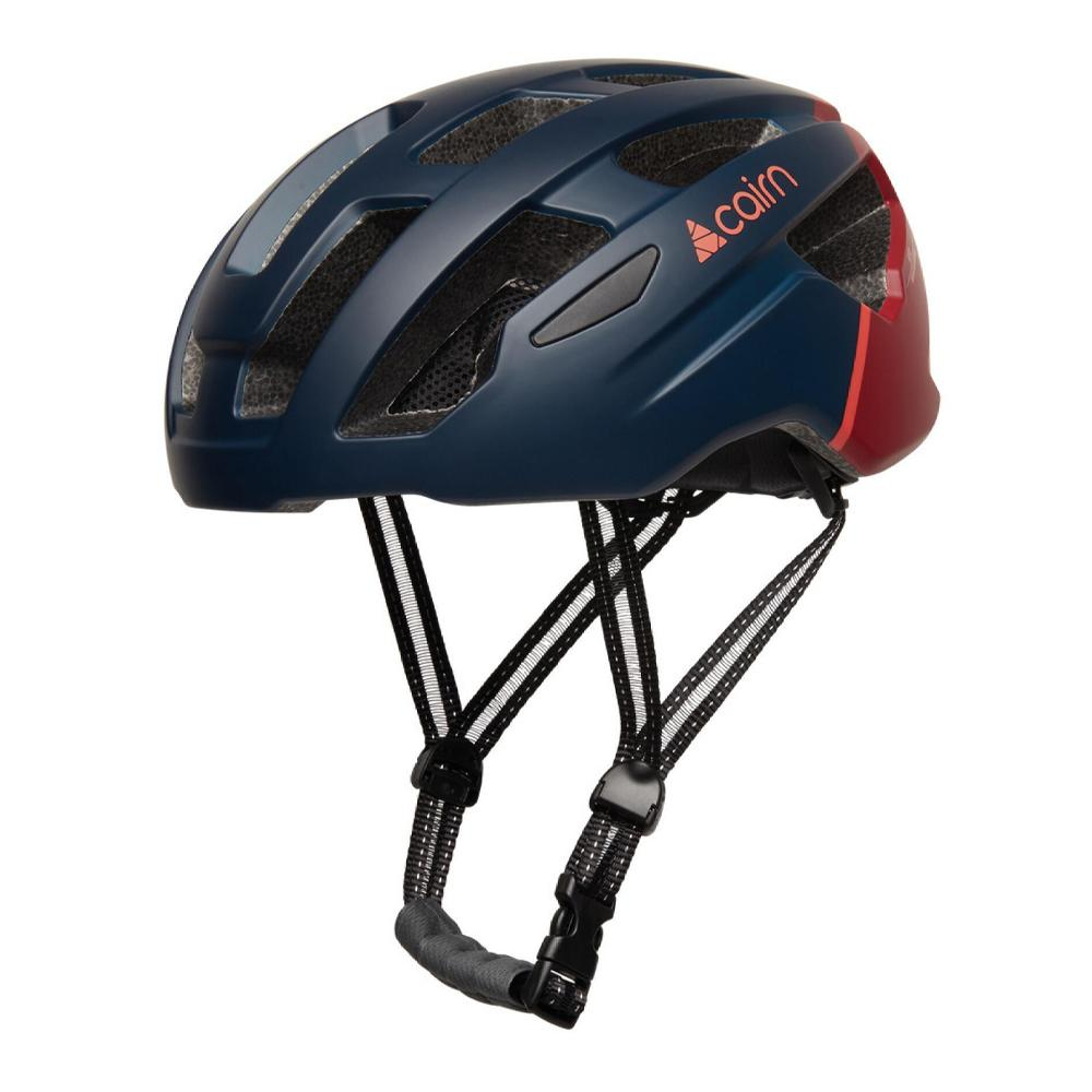 Casque velo Marine/Rouge Mixte Cairn Prism II du S au L