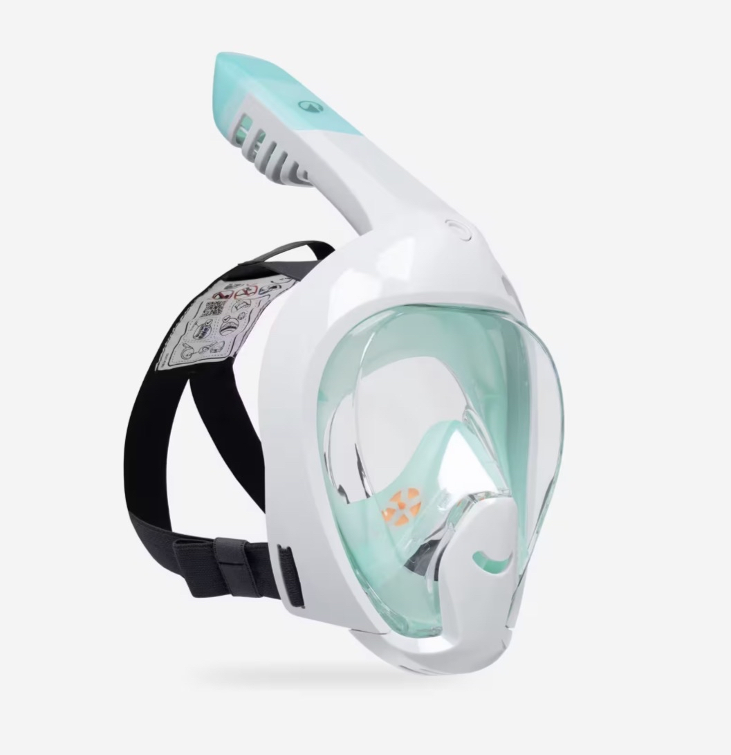 Masque snorkeling enfant easybreath - XS (6-10 ans)
