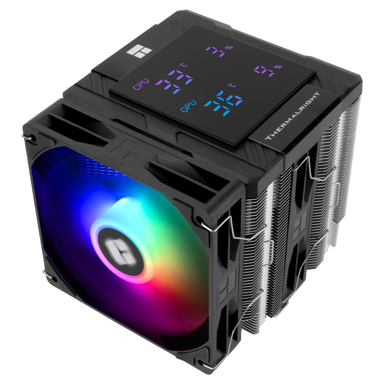 Refroidissement PC Ventirad Thermalright Peerless Assassin 120 Digital ARGB - 6 Caloducs, Affichage Numérique, Noir (Vendeur Tiers)