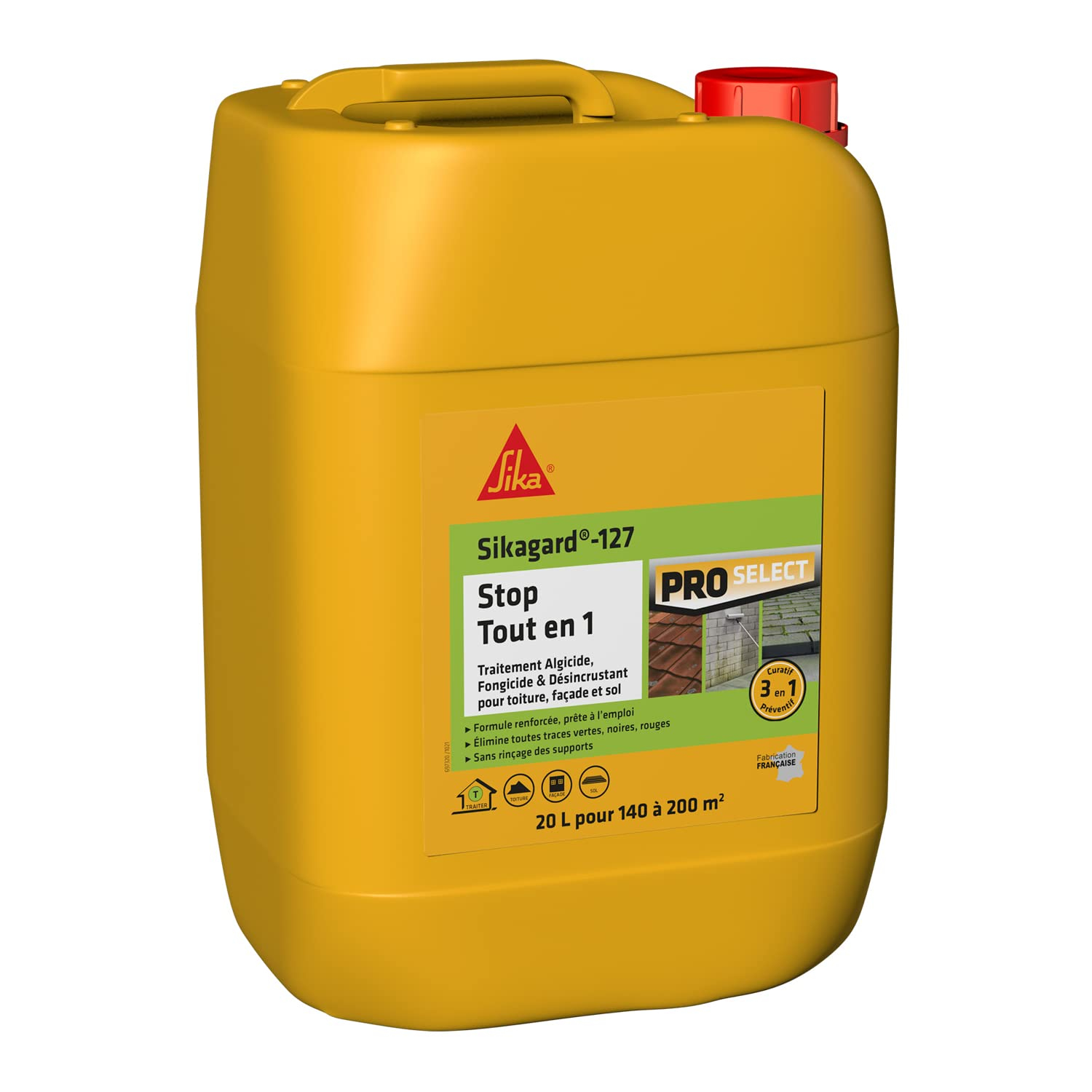 Traitement algicide et fongicide Sika -20L