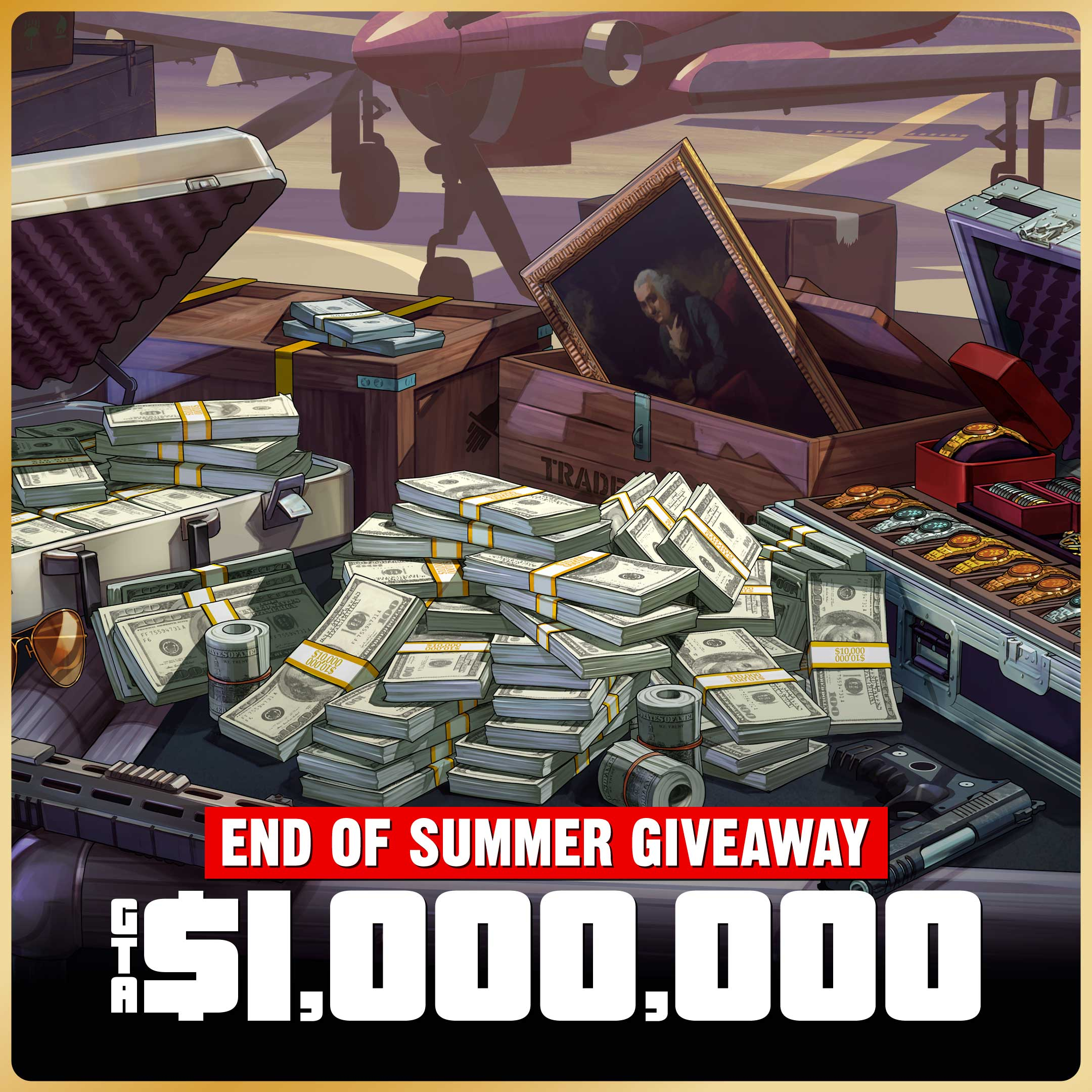 Grand Theft Auto Online: 1.000.000 GTA$ offerts pour tous sur PS5/PS4, Xbox One/Series X|S & PC (Dématérialisé)