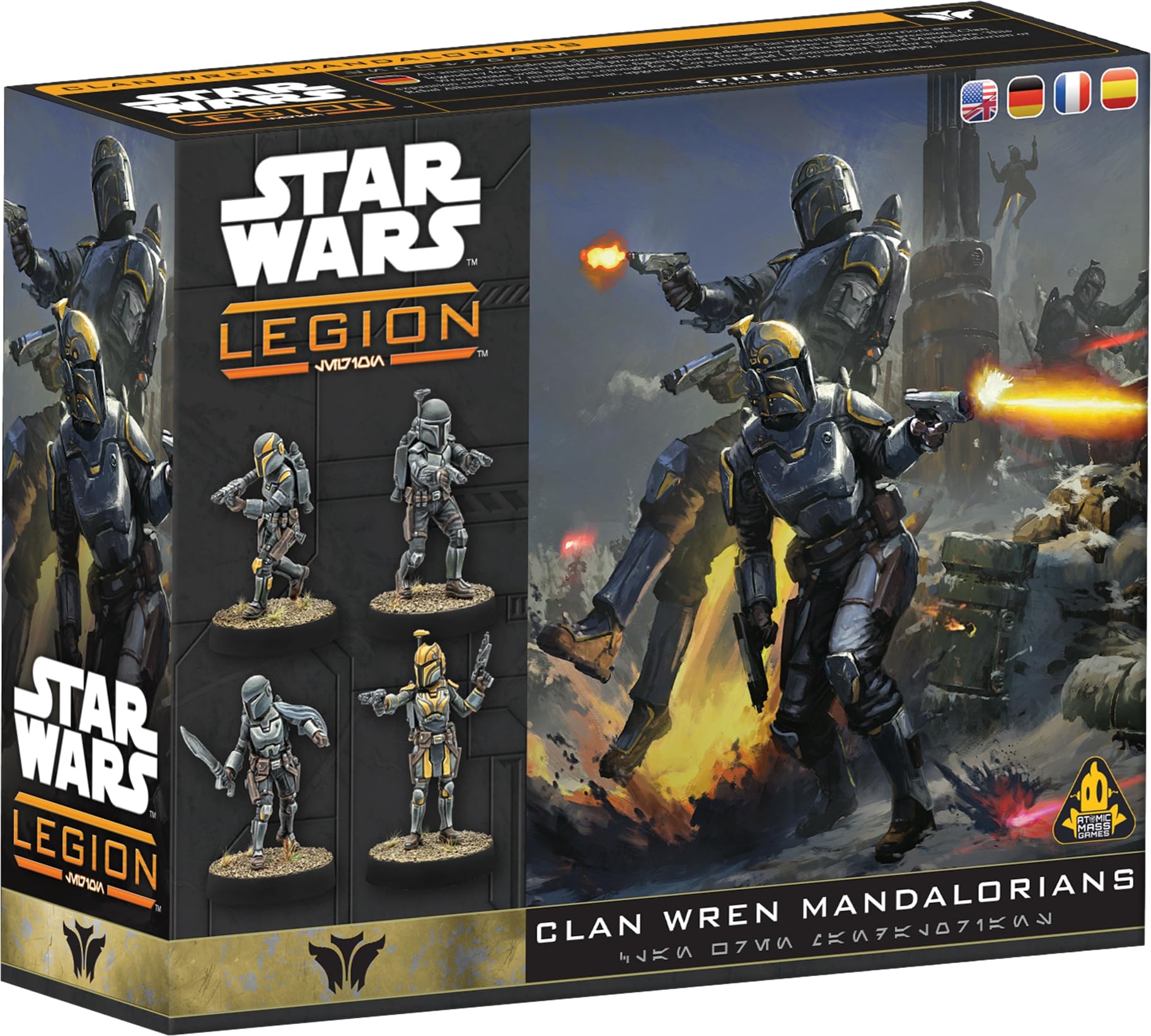 Extension jeu de figurines stratégique Asmodee - Star Wars Legion Clan Wren Mandalorians AMG