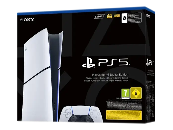 Console Sony PlayStation 5 Slim - Digital Edition (2025) - 825Go (Frontaliers Suisse)
