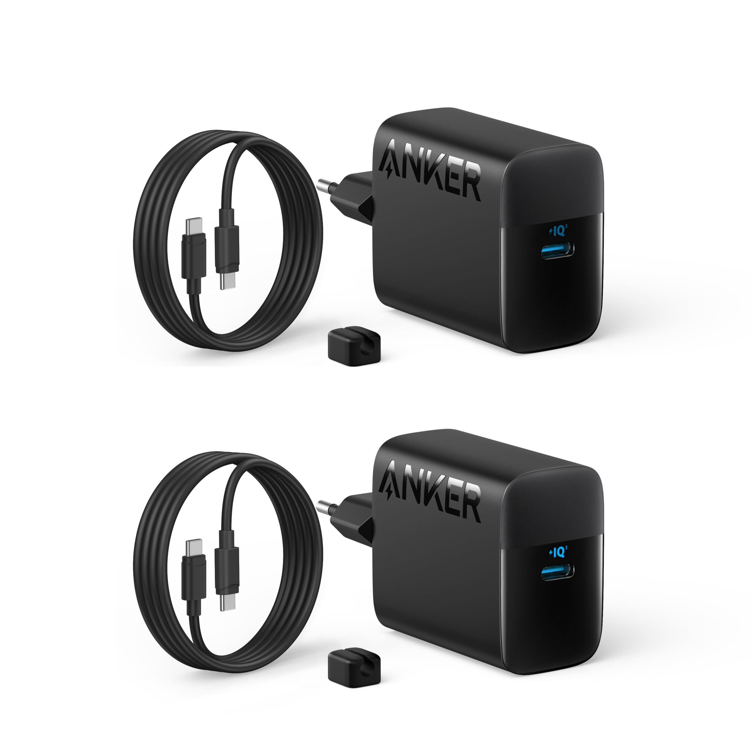 Lot de 2 Chargeurs Rapide Anker - 45W avec Câble USB C Rapide (Vendeur tiers)