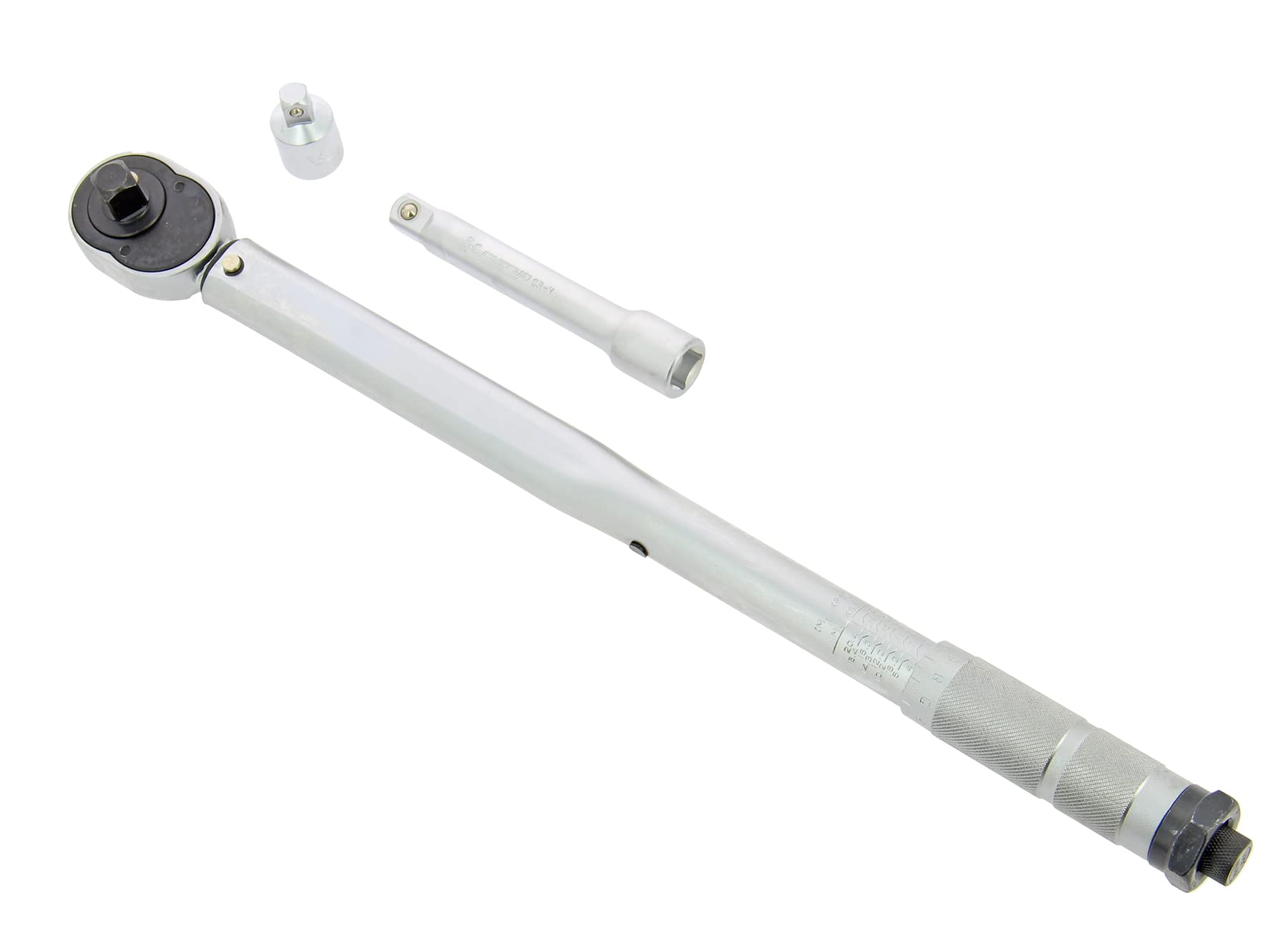 Clé Dynamométrique 1/2" Michelin 008522 - 40-210Nm, Coffret avec barre d'extension et adaptateur