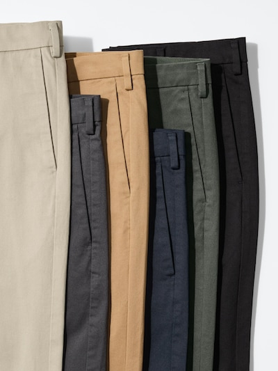 Pantalon Chino Slim en coton Uniqlo - Plusieurs couleurs et tailles disponibles