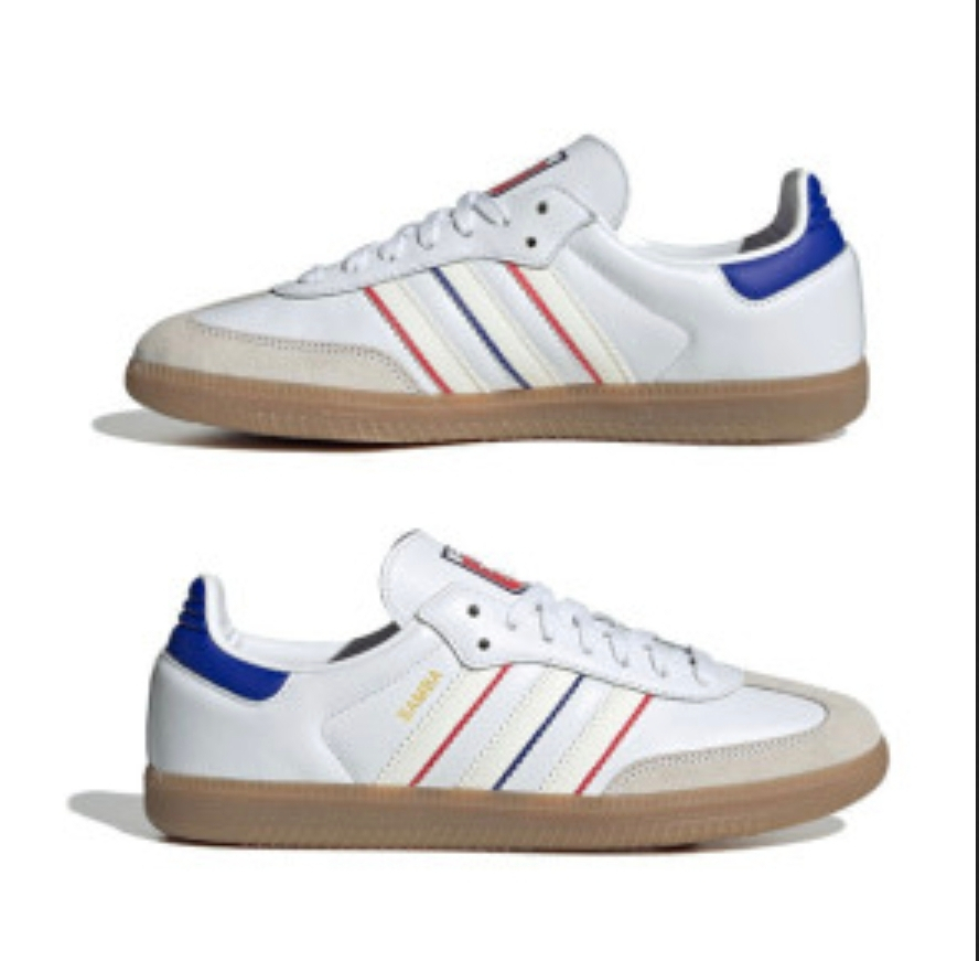 Baskets Adidas Samba 75 ans Olympique lyonnais en Cuir - du 36 au 47.1/3