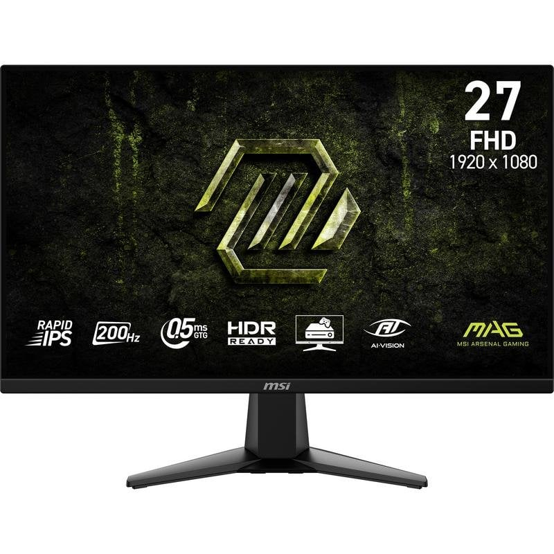 Ecran PC 27" MSI MAG 275F E20 - Full HD, 200Hz, Rapid IPS, 0,5ms, HDR10, VESA