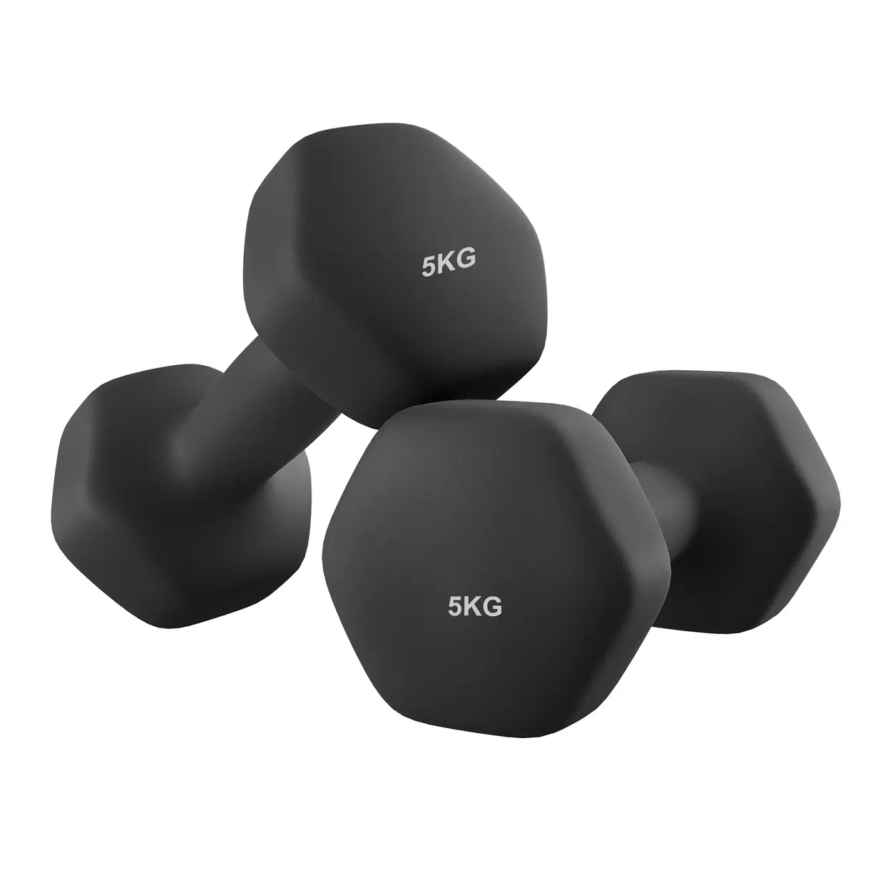 Lot de 2 Haltères Hexagonaux Joyfurnos - 2 x 5 Kg