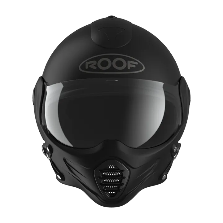 Casque Moto Roof Roadster Noir Mat E22-05 - Tailles du XS au 2XL