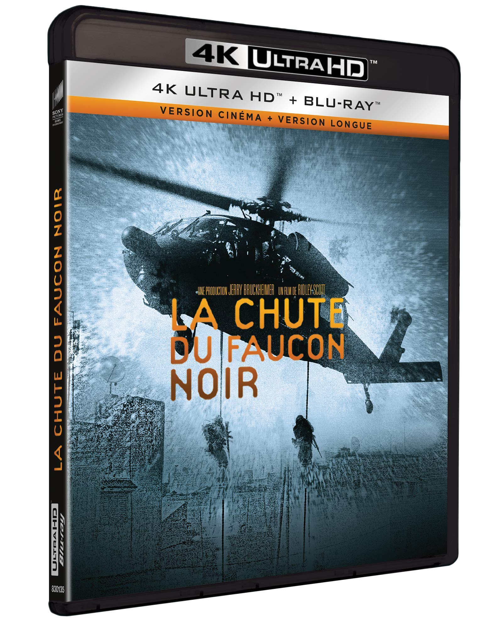 Blu-Ray 4K UHD La Chute Du Faucon Noir + Version cinéma et longue