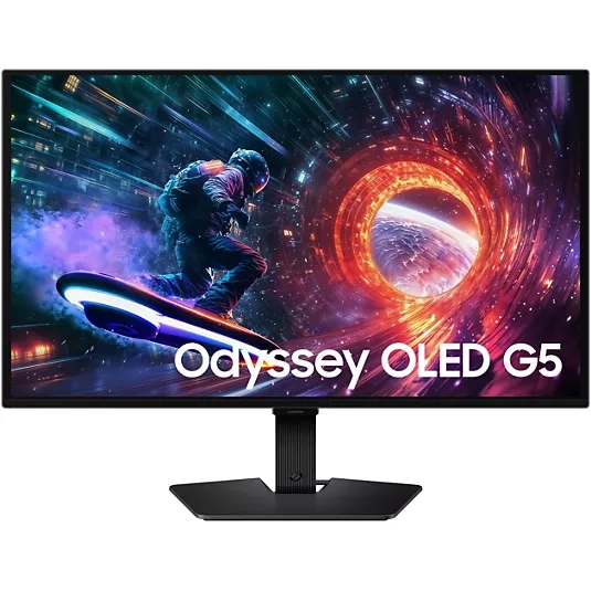 Ecran PC 27" Samsung Odyssey OLED G5 LS27FG500SU - QHD 2560 x 1440, 180Hz, Dalle OLED, 0,03 ms, Ajustable en hauteur