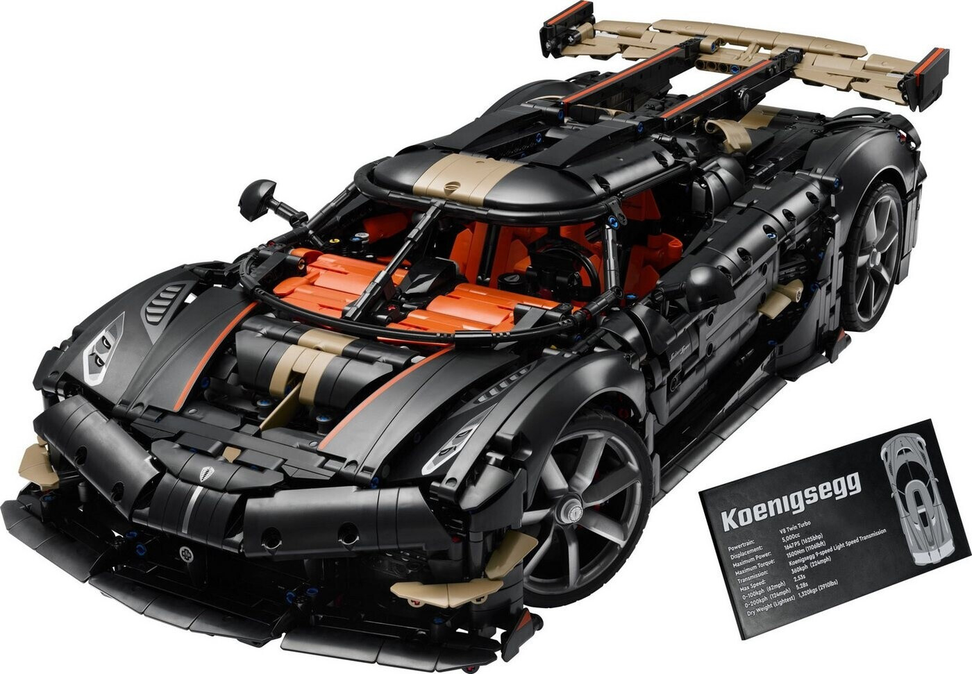 LEGO Technic 42232 - Megacar Sadair's Spear de Koenigsegg
