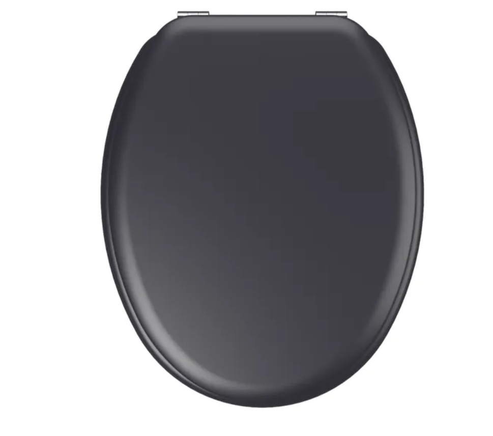 Abattant wc en bois Sensea - pop, gris/argent - Leroy Merlin