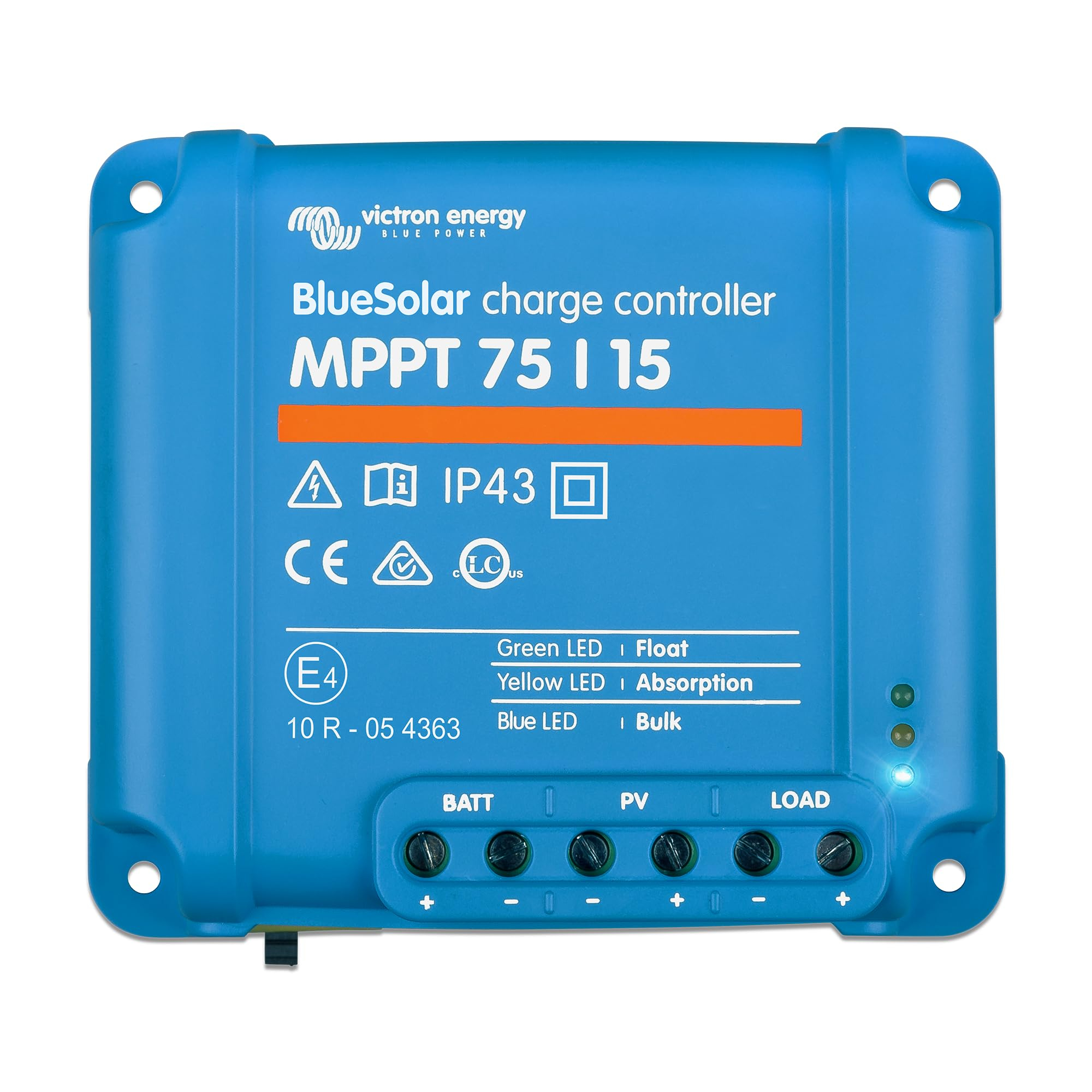 Contrôleur de charge MPPT solaire et batterie Victor BlueSolar 75/15