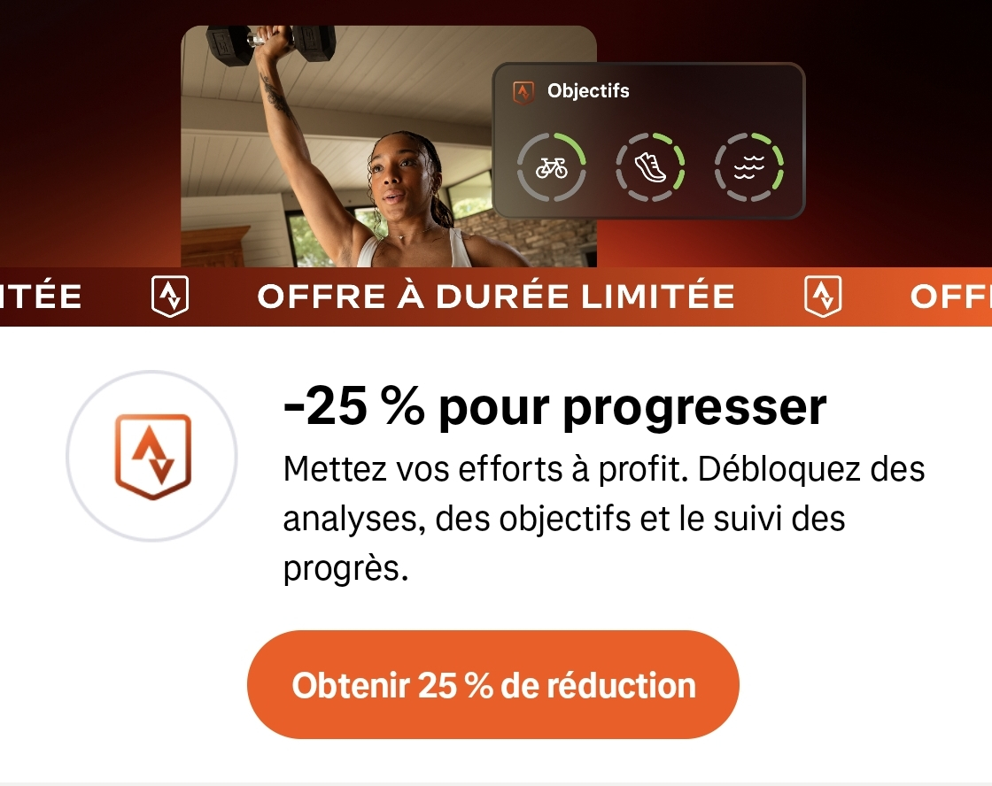 Abonnement d'1 An à Strava Premium (Dématérialisé)