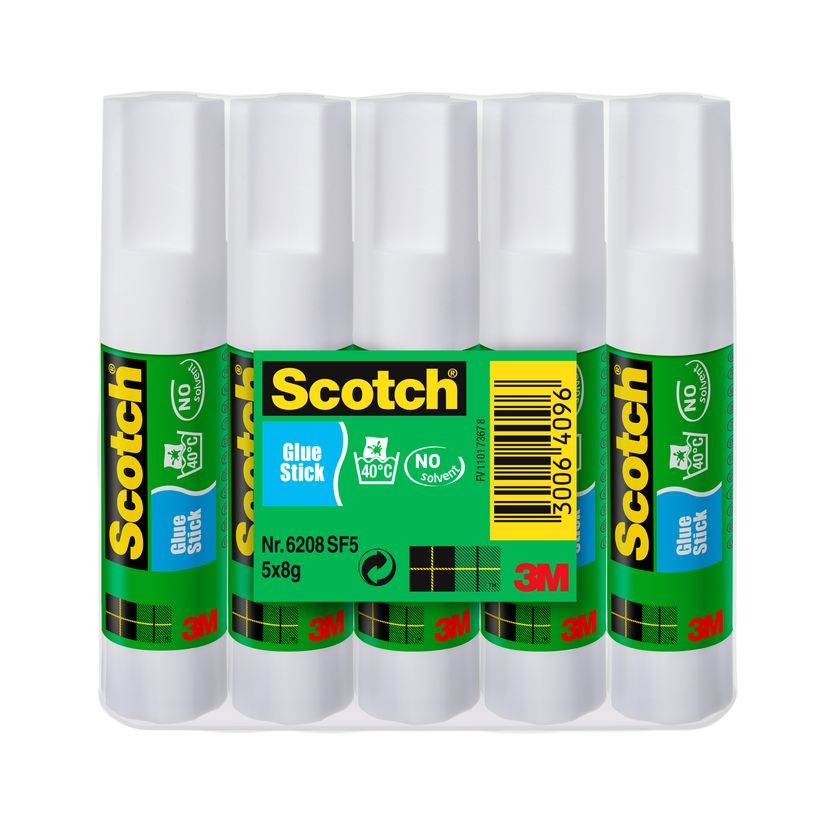 Lot de 5 Bâtons de 8g de Colle Scotch