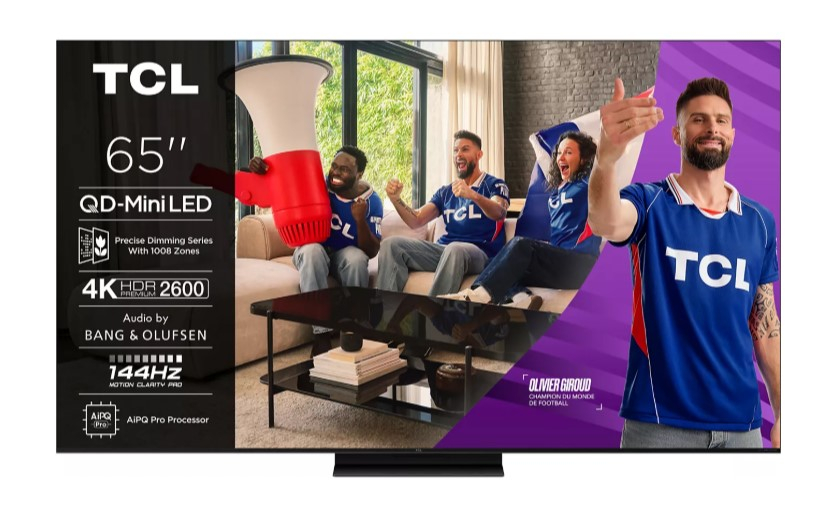 10€ de remise par tranche de 100€ d'achat sur une sélection de TV - Ex : TV 65" TCL 65C79K 2025