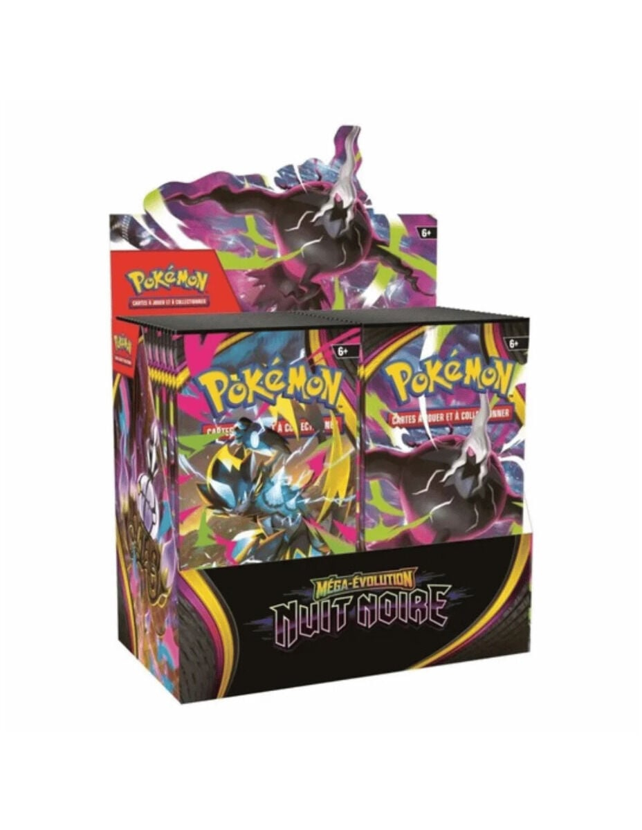 Display de 36 Booster Pokemon Mega Evolution - Nuit Noire ME05