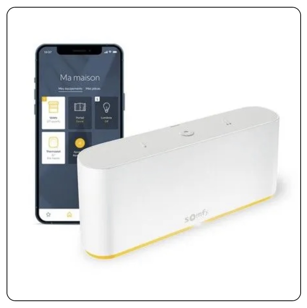 Box domotique multiprotocole somfy TaHoma Switch (io-homecontrol, RTS, Zigbee 3.0)