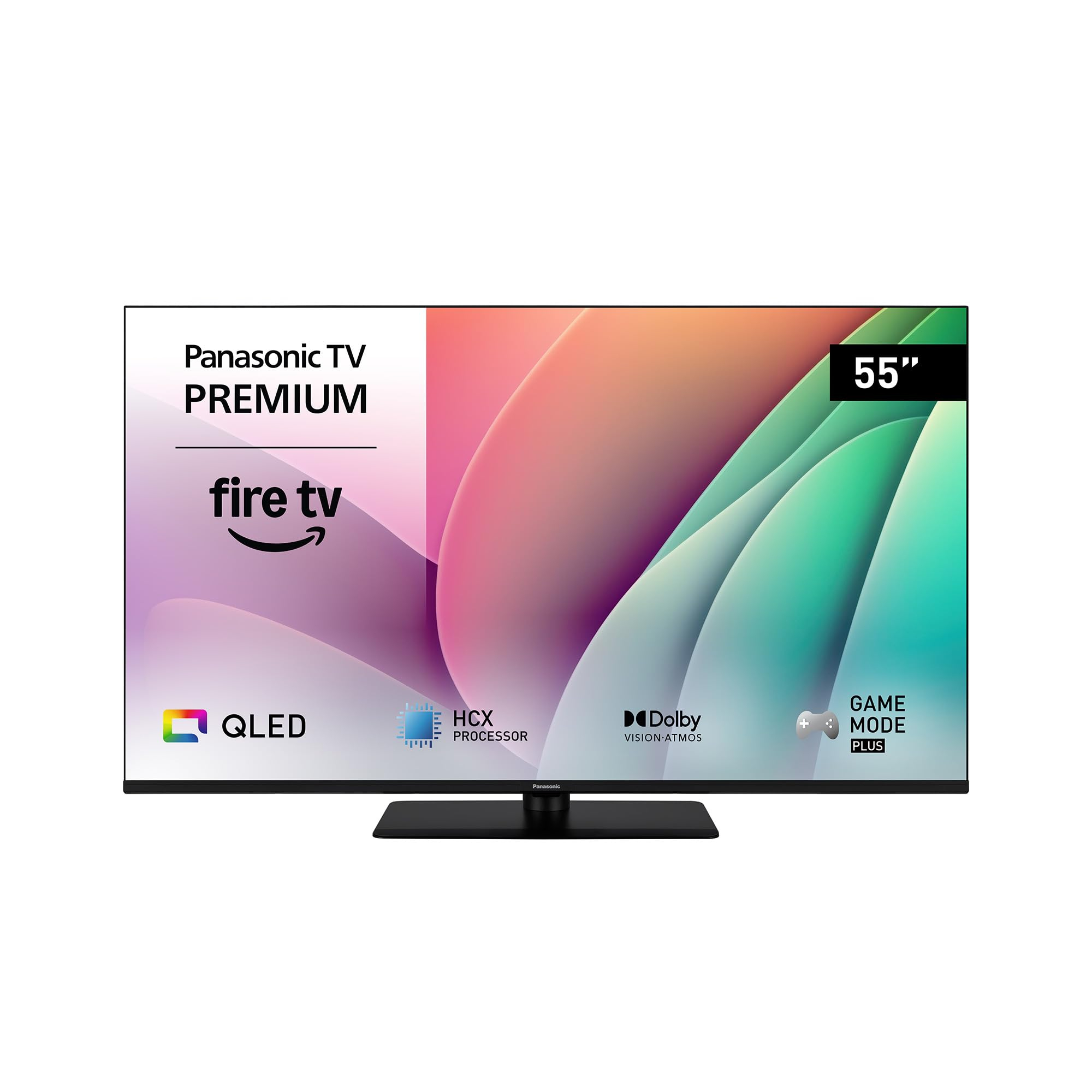 TV 55" Panasonic Premium TV-55W80AEZC - QLED 4K Ultra HD, Fire TV, Dolby Vision / Atmos, Processeur HCX, HDMI 2.1 (ALLM/VRR)