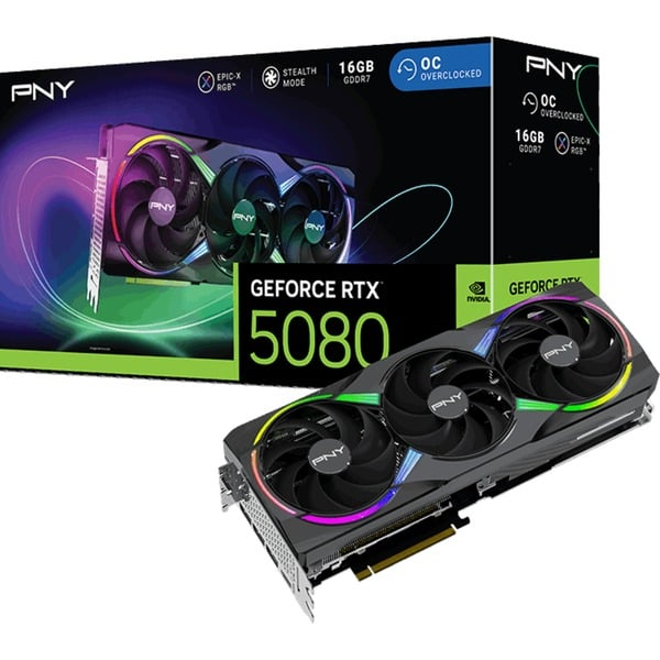 Carte Graphique PNY GeForce RTX 5080 ARGB OC