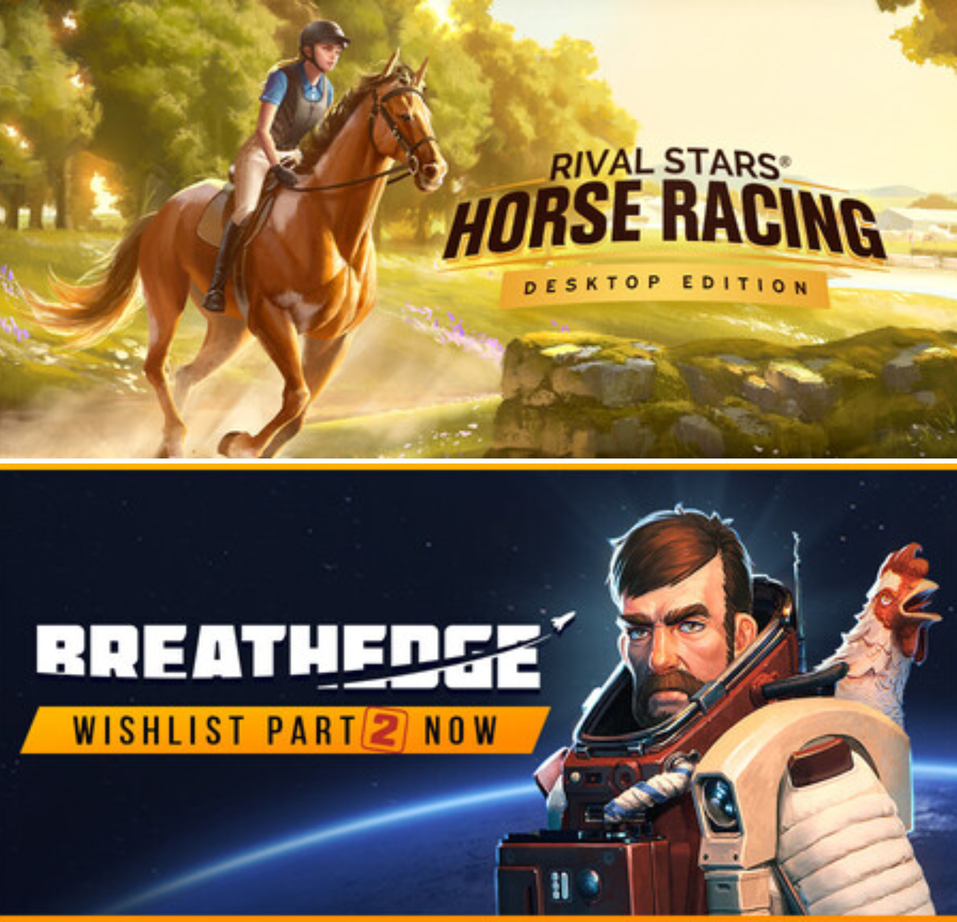 Rival Stars Horse Racing : Desktop Edition et Breathedge gratuits sur PC (Dématérialisé - Epic Games)