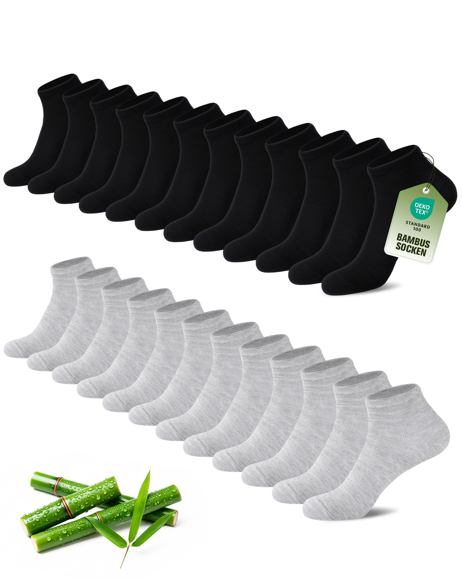 12 Paires de Chaussettes SukModen Sneaker (vendeur tiers)