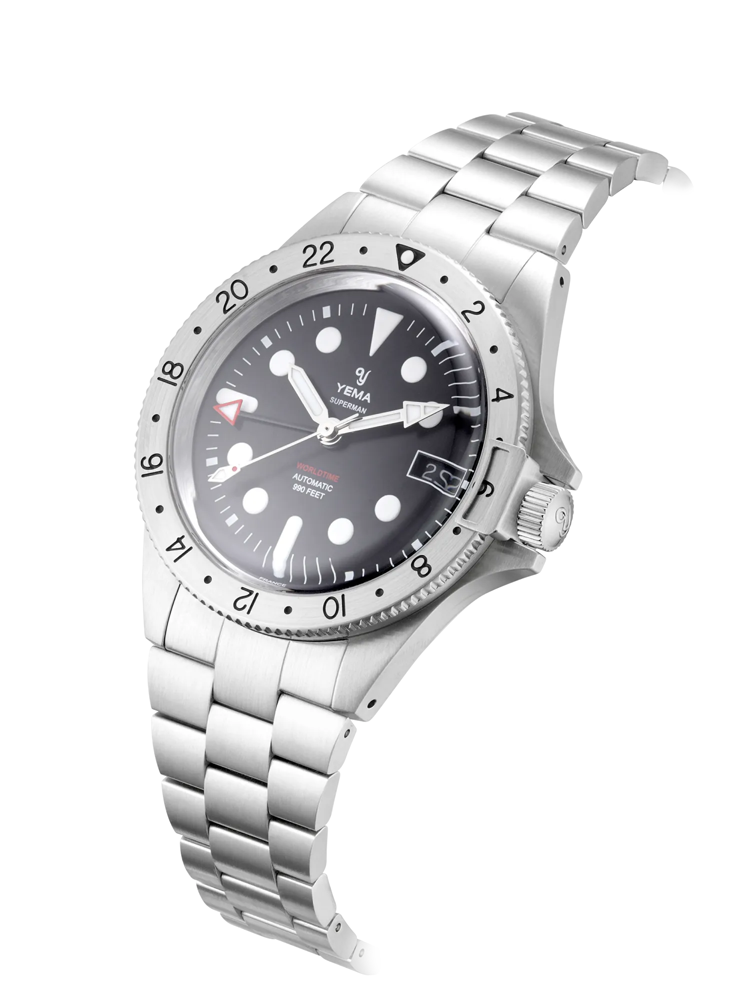 Montre Superman Worldtime GMT Acier